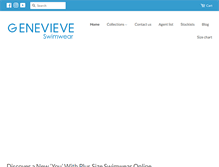 Tablet Screenshot of genevieve.com.au